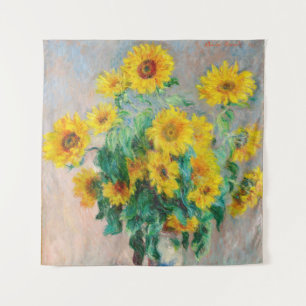 Tenture Bouquet de tournesols Claude Monet