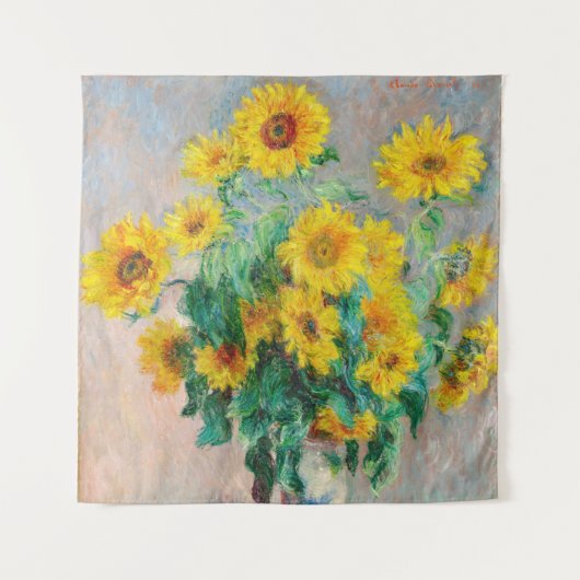 Tenture Bouquet de tournesols Claude Monet (Devant)