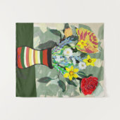 Tenture Bouquet et vase (Devant (Horizontal))
