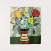 Tenture Bouquet et vase (Devant)