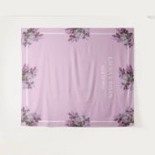 Tenture Bouquet floral, fond photo Mariage (Devant (Horizontal))