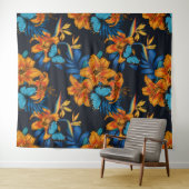 Tenture Bouquet tropical (En situation (horizontale))