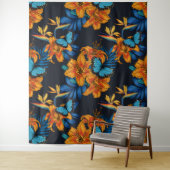 Tenture Bouquet tropical (En situation)