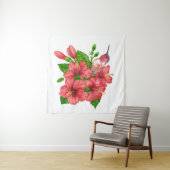 Tenture Bouquet tropical (En situation (horizontale))