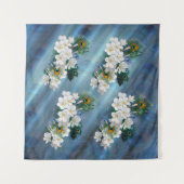 Tenture Bouquets de soie Emerald Green Peacock (Devant)