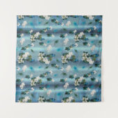 Tenture Bouquets de soie Emerald Green Peacock (Devant (Horizontal))