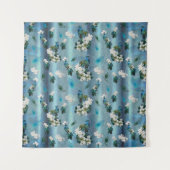 Tenture Bouquets de soie Emerald Green Peacock (Devant)