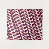 Tenture Bourgogne et crème Tan toile de fond (Devant (Horizontal))