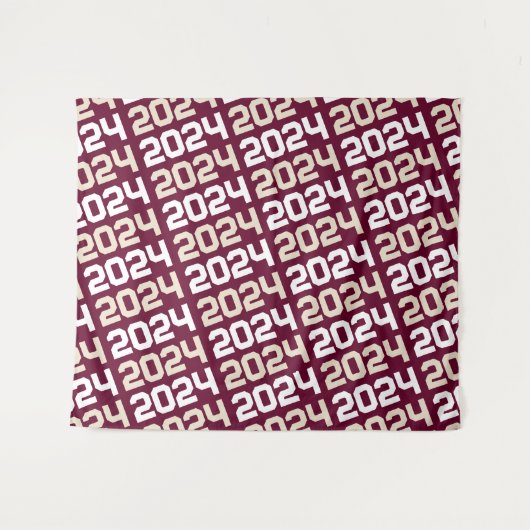 Tenture Bourgogne et crème Tan toile de fond (Devant (Horizontal))