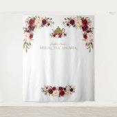 Tenture Bouteille photo pour thé à la Fête des mariées ros (Devant)