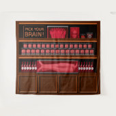 Tenture Boutique alimentaire Zombie Cerveaux Membres Eyeba (Devant (Horizontal))