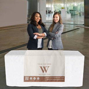 Tenture Boutique éphémère tapis de table personnalisé avec