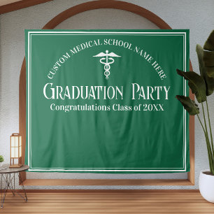 Tenture Boutique photo Green Médicale School Graduation Pa