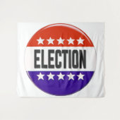 Tenture Bouton Élection (Devant (Horizontal))