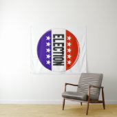 Tenture Bouton Élection (En situation (horizontale))