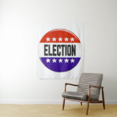 Tenture Bouton Élection (En situation)