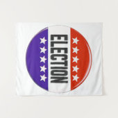Tenture Bouton Élection (Devant (Horizontal))