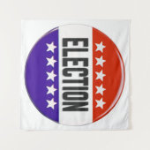Tenture Bouton Élection (Devant (Horizontal))