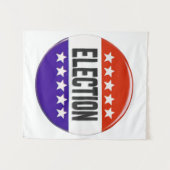 Tenture Bouton Élection (Devant (Horizontal))