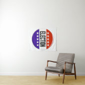 Tenture Bouton Élection (En situation (horizontale))