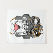 Tenture Boxe à vapeur (Devant (Horizontal))