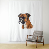 Tenture Boxer Bark Designs Punchy Graphic designs (En situation)