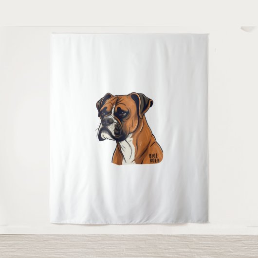 Tenture Boxer Bark Designs Punchy Graphic designs (Devant)