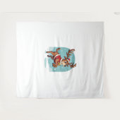 Tenture Boxer Reindeer Dash (Devant (Horizontal))