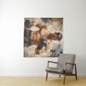 Tenture Boxer Sport Peinture Art Décor Abstrait (En situation (horizontale))