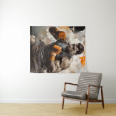 Tenture Boxer Sport Peinture Art Décor Abstrait (En situation (horizontale))