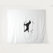 Tenture Boykin Spaniel Dog - Halloween Moon Silhouette Cla (Devant (Horizontal))