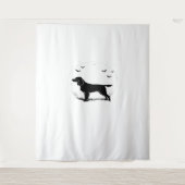 Tenture Boykin Spaniel Dog - Halloween Moon Silhouette Cla (Devant)