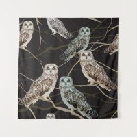 Branche de la chouette : Perche d'oiseaux solitair