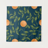 Tenture Branches d'agrumes Arrière - plans foncés (Devant (Horizontal))