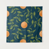 Tenture Branches d'agrumes Arrière - plans foncés (Devant)