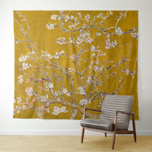 Tenture Branches d'amandier en fleurs (Or) Van Gogh