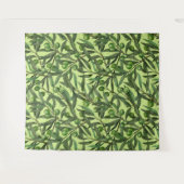 Tenture Branches d'olive sur le vert miel (Devant (Horizontal))