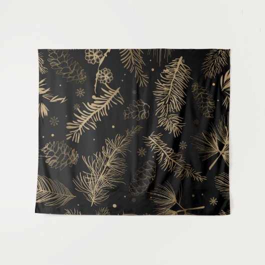 Tenture Branches et pin 2 (Devant (Horizontal))