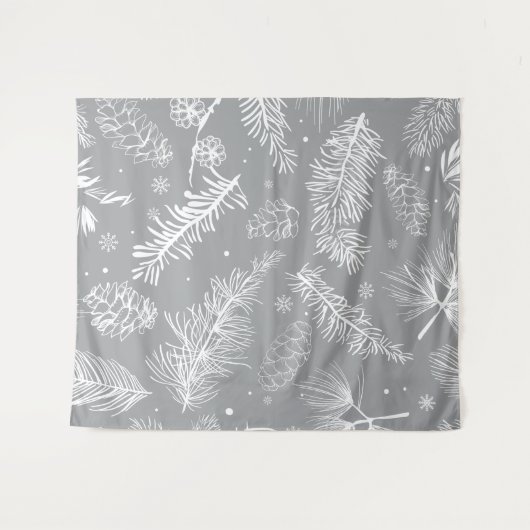 Tenture Branches et pin 4 (Devant (Horizontal))