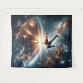 Tenture Breakdancer en action, Ai, Action dans la Galaxie (Devant (Horizontal))