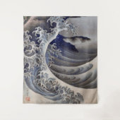 Tenture Breaking Waves, Hokusai (Devant)