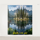 Tenture  Breathe In: Tranquil Island Reflections (Devant)