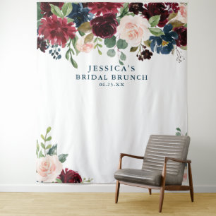 Tenture Breezy Bourgogne Contexte Photo Booth Mariage