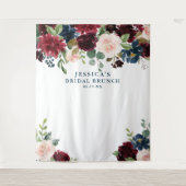 Tenture Breezy Bourgogne Contexte Photo Booth Mariage (Devant)