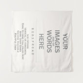 Tenture Bricolage - Dessus de lit 145 cm x 145 cm / (Devant (Horizontal))