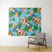 Tenture Bright Asian Carpe Koi Poisson Étang (En situation (horizontale))