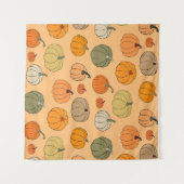 Tenture Bright autumn vintage seamless pattern background (Devant (Horizontal))