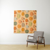 Tenture Bright autumn vintage seamless pattern background (En situation (horizontale))