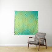 Tenture Bright green and turquoise pop art retro backgroun (En situation (horizontale))