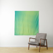Tenture Bright green and turquoise pop art retro backgroun (En situation)